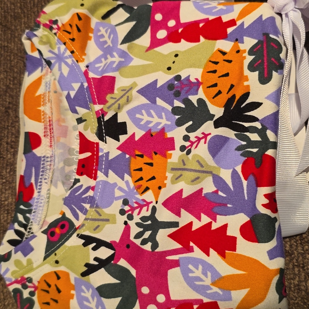 OKIE DOKIE BRAND TODDLER GIRLS 3 PIECE PAJAMA AND SOCK SET SIZE 5T